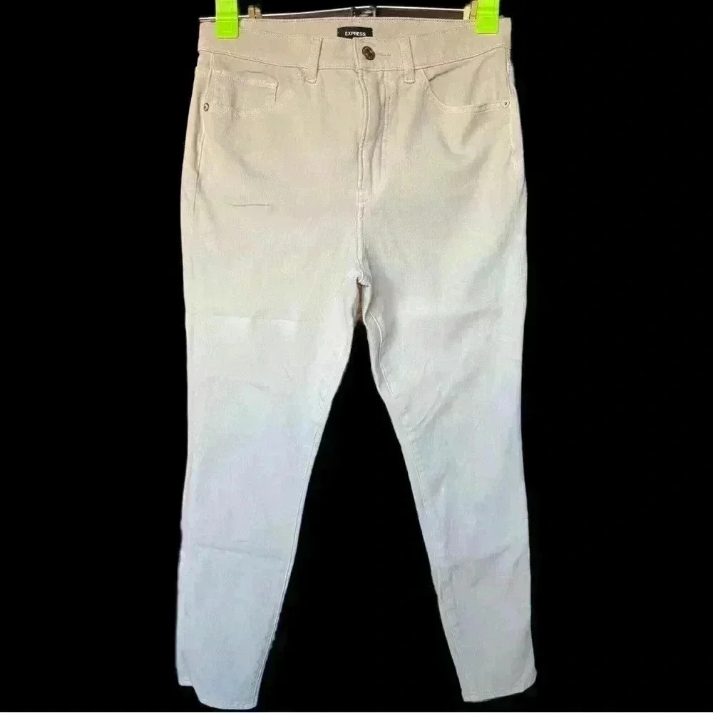 Express Baby Pink pants skinny high rise